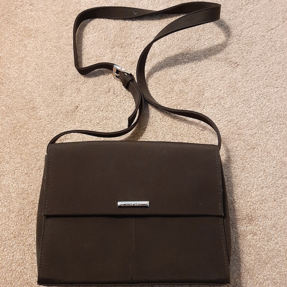 Nine West Brown Purse Handbag VGUC
